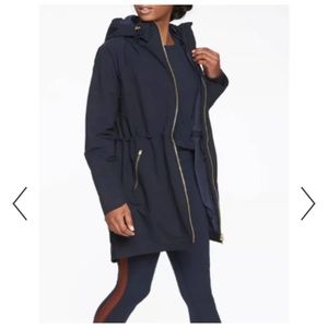 Athlete Navy Rain Coat